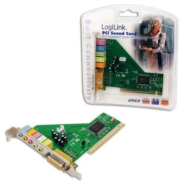 Placa de sunet LogiLink PC0027B, Game Port, 5.1 PCI