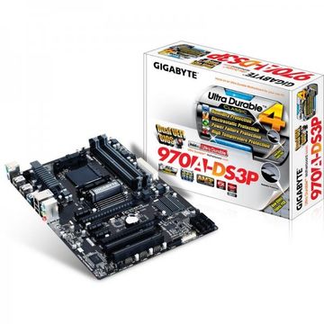 Placa de baza Gigabyte GA-970A-DS3P, Socket AM3+, Chipset AMD 970, ATX