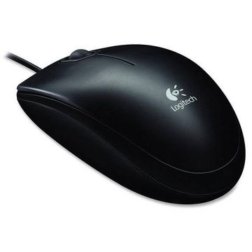 Mouse Logitech B100 OEM, optic USB, negru