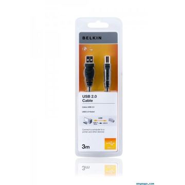 Cablu prelungitor Belkin USB AM-BM F3U154cp3M 3 metri