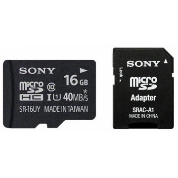 Card memorie Sony SR16UYA, Micro SDHC 16GB, Class 10