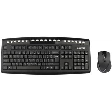 Tastatura A4Tech 9100F Kit wireless GR-24 + mouse G9-730FX