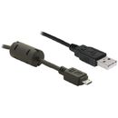 Cablu Delock USB2.0 -A tata la USB- micro B tata 1m