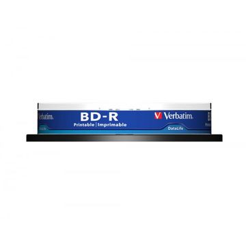 Verbatim BD-R SL Datalife 25GB 6x Wide Inkjet Printable, 10 buc
