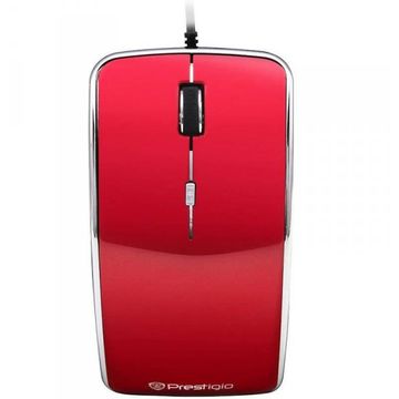 Mouse Prestigio PMSO05RD, optic USB, 1600dpi, rosu
