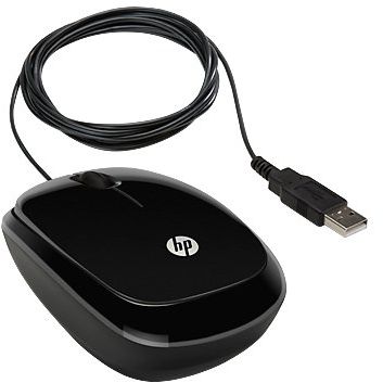 Mouse HP X1200, optic USB, 1200dpi, negru