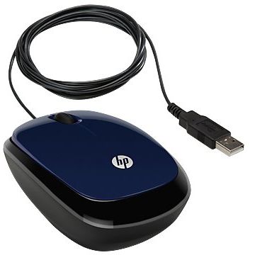 Mouse HP X1200, optic USB, 1200dpi, albastru