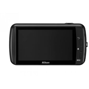 Aparat foto digital Nikon COOLPIX S800c, 16MP, 10x zoom optic, negru