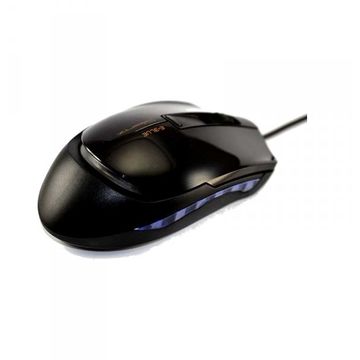 Mouse E-Blue Silenz , 2400dpi, RedWave, USB, Negru