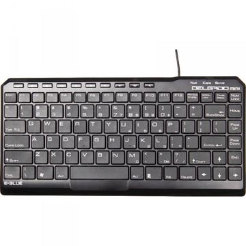 Tastatura E-Blue Delgado Mini, Wired,  USB, Neagra