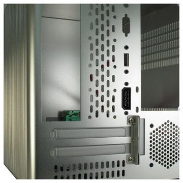 Carcasa Inter-Tech Mini ITX E-M3, CubeTower, Argintiu