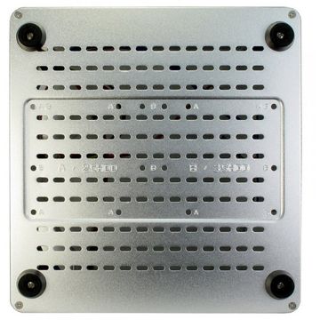 Carcasa Inter-Tech Mini ITX E-M3, CubeTower, Argintiu