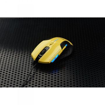 Mouse Newmen G7 gaming, Wired, USB, Optic, 1600dpi, Galben