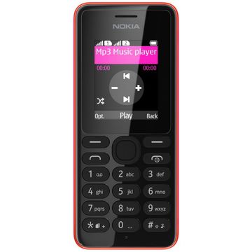 Telefon mobil Nokia 108 Dual SIM, rosu