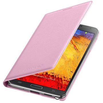 Husa Husa Flip Wallet Samsung EF-WN900BIEGWW pentru Galaxy Note 3, roz