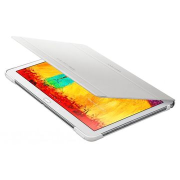 Husa din piele tip Book Samsung EF-BP600BWEGWW pentru Galaxy Note 10.1 2014, alba