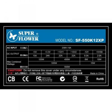 Sursa Super Flower SF-550K12XP, 550W, ATX 2.32
