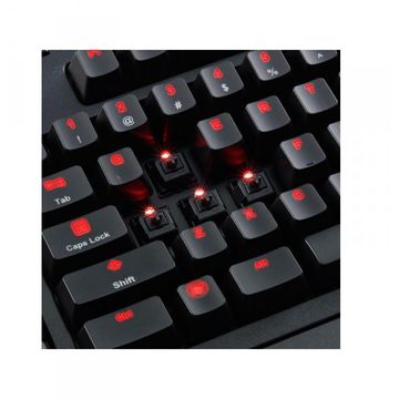 Tastatura Thermaltake Tt eSPORTS MEKA G-Unit Illuminated Edition, Gaming, Wired, USB, Neagra