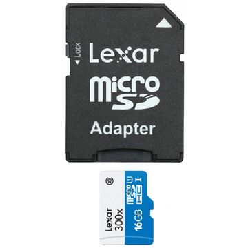 Card memorie Lexar MicroSDHC UHS-I 300X 16GB