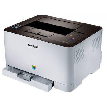 Imprimanta laser Samsung SL-C410W/SEE, color A4, 4/18ppm, WiFi, NFC (Resigilat)