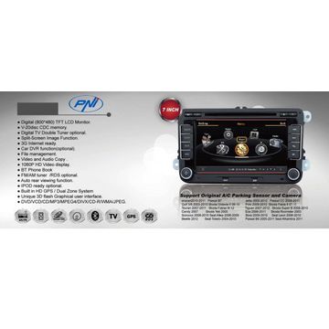 Sistem navigatie PNI V14 GPS+DVD+TV pentru Volkswagen, Skoda si Seat