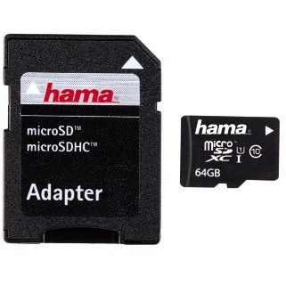 Card memorie Hama 108077 Micro SDXC 64GB, class 10 + adaptor SD