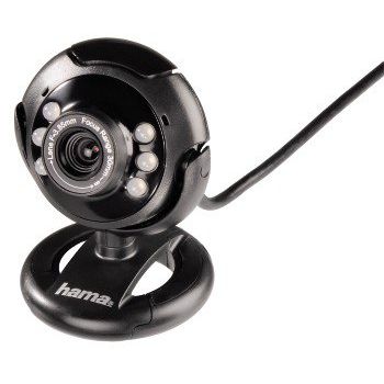 Camera web Hama AC-150 cu LED-uri, USB, negru