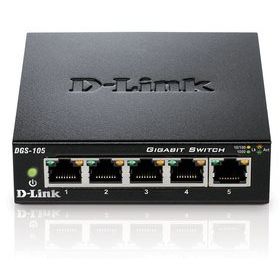 Switch D-Link DGS-105, 5 porturi, 1000M