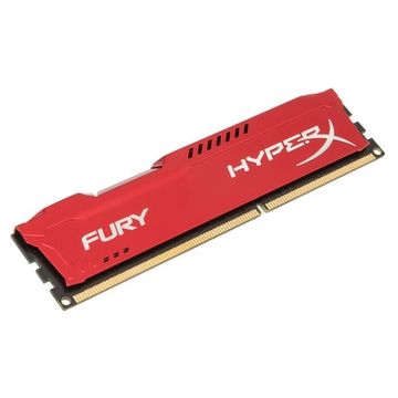 Memorie Kingston HX316C10FR/4, HyperX Fury Red 4GB DDR3, 1600MHz, CL10