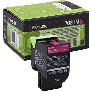 Lexmark toner laser 70C2HM0 702HM, magenta, 3000 pagini