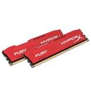 Memorie Kingston HX316C10FRK2/8, HyperX Fury Red 8GB DDR3, 1600MHz, Dual Channel