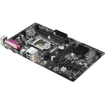 Placa de baza ASRock H81-PRO-BTC, socket LGA1150, chipset Intel H81
