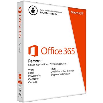Suita office Microsoft QQ2-00038 Office 365 Personal Medialess 32bit/x64 Engleza 1an