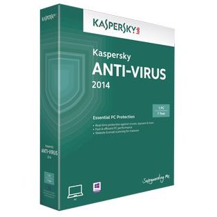 Kaspersky Securitate Anti-Virus 2014, 1 an, 1 PC, Base Licence Pack