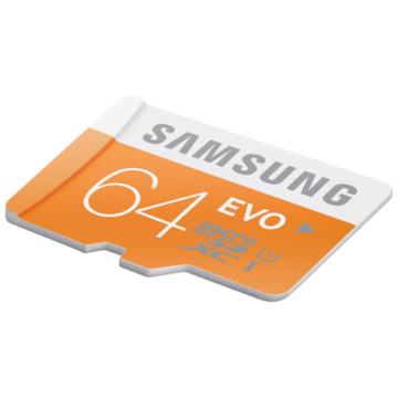 Card memorie Samsung MB-MP64DA/EU, micro SDXC EVO 64GB class 10 + adaptor