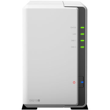 NAS Synology DS213j, 2 x 2.5/3.5 inch HDD/SSD