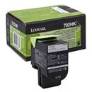 Lexmark toner laser 70C2HK0 702HK, negru, 4000 pagini