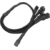 Nanoxia cablu adaptor pentru ventilatoare 1x 3 pini la 4x 3 pini, 60 cm, negru