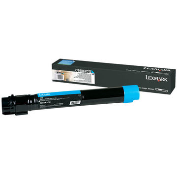 Lexmark toner laser C950X2CG Cyan pentru C950, 24.000 pag