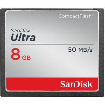Card memorie SanDisk Ultra Compact Flash, 8 GB