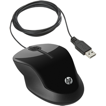 Mouse HP X1500 H4K66AA, optic USB, negru