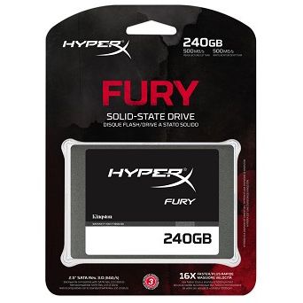 SSD Kingston SHFS37A/240G HyperX Fury 240GB SSD, 2.5 inch