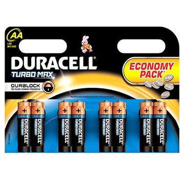 DURACELL Baterie Turbo Max AA LR 06 8buc