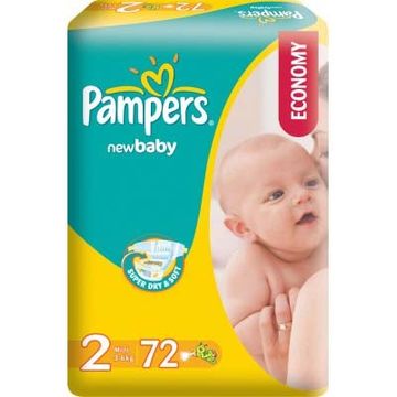 PAMPERS Scutece New Baby 2 Mini 72 buc
