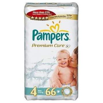 PAMPERS Scutece Premium Care 4 Maxi Jumbo Pack 66 buc