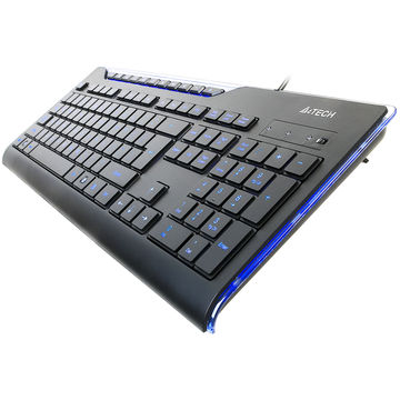 Tastatura A4Tech KD-800L iluminata, neagra