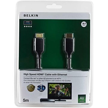 Belkin cablu HDMI F3Y021BF5M, 5 metri, Full HD