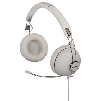 Casti Hama 51655 headset Sonority cu microfon, albe