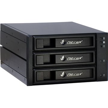 HDD Rack Inter-Tech CobaNitrox VT-213, 2 x bay 5.25 inch pentru HDD 2.5/3.5 inch
