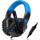 Casti Somic G923 Gaming cu microfon, Albastre